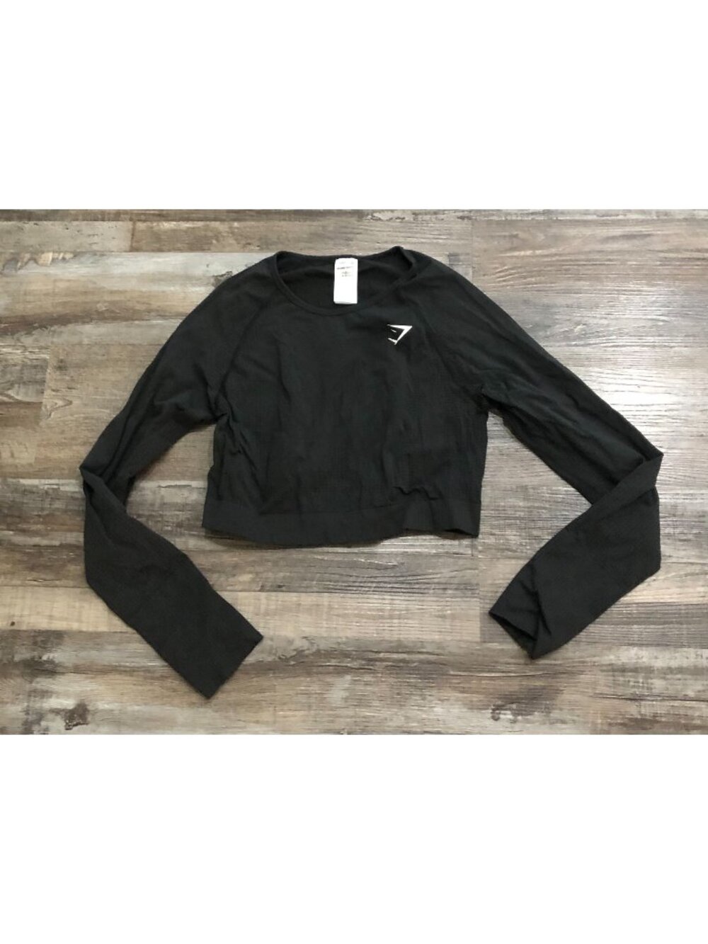 Gymshark Everyday Seamless Long Sleeve Crop Top Athletic Shirt